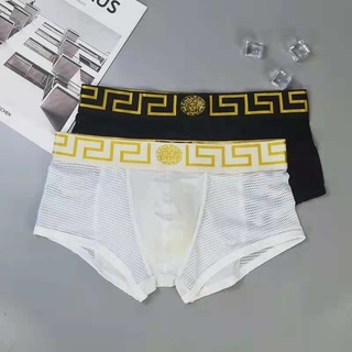 พร้อมส่งกางเกงในชาย VERSACE ทรงTrunk ผ้าตาข่าย+ไนลอน