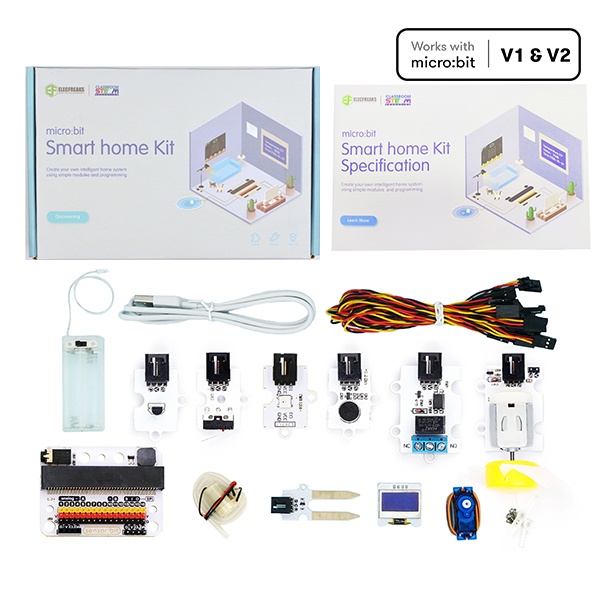 ชุดการเรียนรู้โครงงานบ้านอัฉริยะ Micro:bit Smart Home Kit ElecFreaks ใน ...