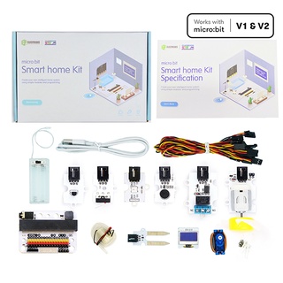 ชุดการเรียนรู้โครงงานบ้านอัฉริยะ Micro:bit Smart Home Kit ElecFreaks ในชุดไม่รวมไมโครบิต