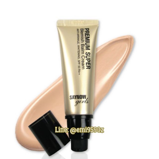 Saynow Premium Super BB Blemish Balm Cream Anti-Wrinkle Whitening SPF 50 PA+++