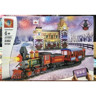 เลโก้จีน J 11001 Disney Train and Station 3362pcs (บังคับได้ มีรางให้ ไม่มีมินิฟิก)