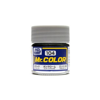 Mr.Hobby Mr.Color C104 Gun Chrome Metallic Gloss (10ml) 4973028635447 (สี)