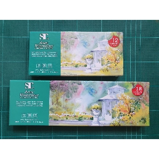 ชุดสีน้ำ  เอสที ST WaterColours Set สีน้ำ