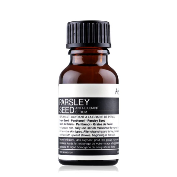 Aesop Parsley Seed Anti-Oxidant Facial treatment 15ml.