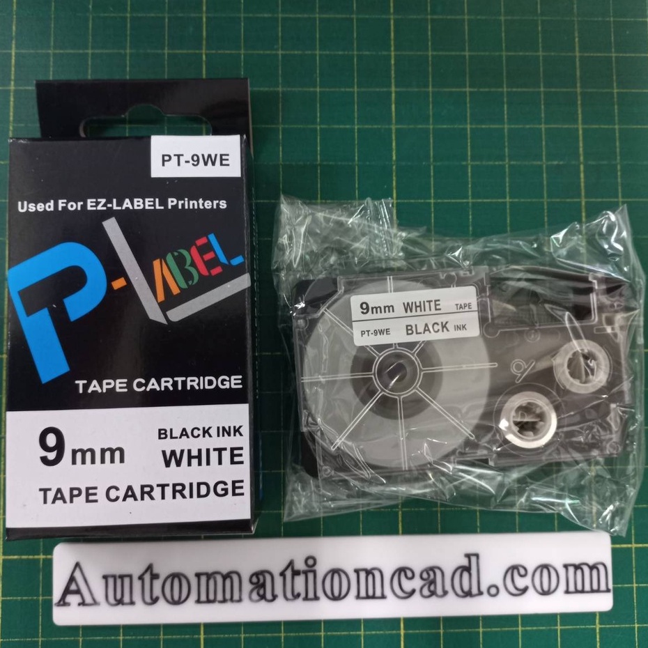 เทป  TAPE เทียบเท่า คาสิโอ CASIO 9 12 18 24mm. XR-9WE XR-12WE XR-9YW XR-12 XR-24 XR-12X XR9WE XR12WE