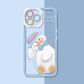 เคสสำหรับ อินฟินิกซ์ Note 30 5G 12 G96 G88 11 Hot 30 30i 20i 20s 20 12 Play NFC 12i 9 Play Hot9Play 10 11 Play Hot10 11S Smart7 Smart 7 6 HD 5 Note 8 10 Pro Case เป็ดน่ารักนุ่มกันกระแทก