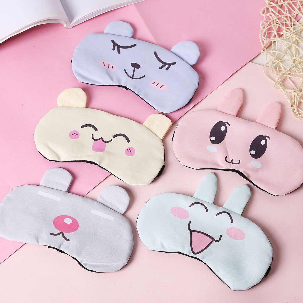 ราคาส่ง ผ้าปิดตา​ (eye​ mask)​ พร้อมเจล​ ลายน่ารัก​ กวนๆ​ พร้อมส่ง​ ราคาส่ง งานเกรดA