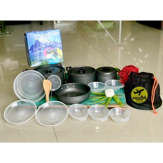 หม้อสนาม อลูมิเนียม Cooking set DS-500