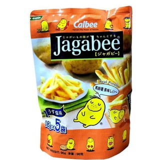 Calbee Jagabee มันฝรั่งแท่งกรอบอร่อยจากประเทศญี่ปุ่น รสดั้งเดิม ขนาด 85 กรัม (ขนมญี่ปุ่น 1 ซอง)