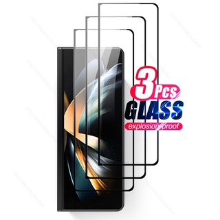 3PCS Curved Tempered Glass For Samsung Galaxy Z Fold4 5G Screen Protector Film