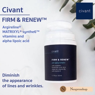 Civant - Firm &amp; Renew ยกกระชับ ลบเรือนริ้วรอย จากผู้ผลิต Meladerm (50 ml.)