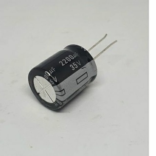 capacitor มีขั้ว 2200uf  6.3v 16v 25v  35v 50v 63v