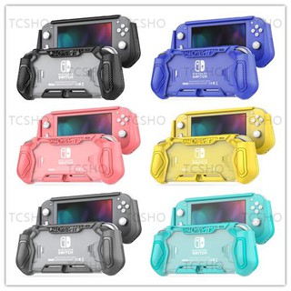 เคสตัวป้องกันสำหรับ Nintendo Switch Lite พร้อมตัวป้องกันหน้าจอกระจกนิรภัย HD &amp; ปลอกสวมนิ้วหัวแม่มือ