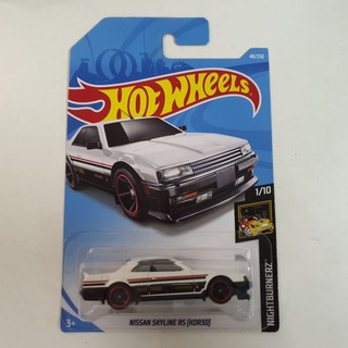 รถเหล็ก Hot wheels Nissan skyline RS KDR30 สีขาว