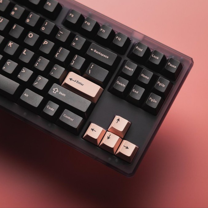 [ TECHINEER ] Olivia Dark Doubleshot PBT 150 Cherry Profile Keycaps