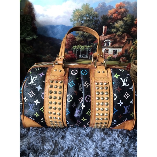 กระเป๋าหลุยส์ LVหนังแท้​ Louis Vuitton Multicolor Spike handbag