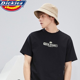 เสื้อยืดครอป เสื้อยืดแขนสั้น ผ้าฝ้าย พิมพ์ลาย Dickies สวมใส่สบาย แบบเรียบง่าย แฟชั่นฤดูใบไม้ผลิ และฤดูร้อน สําหรับผู้ชาย