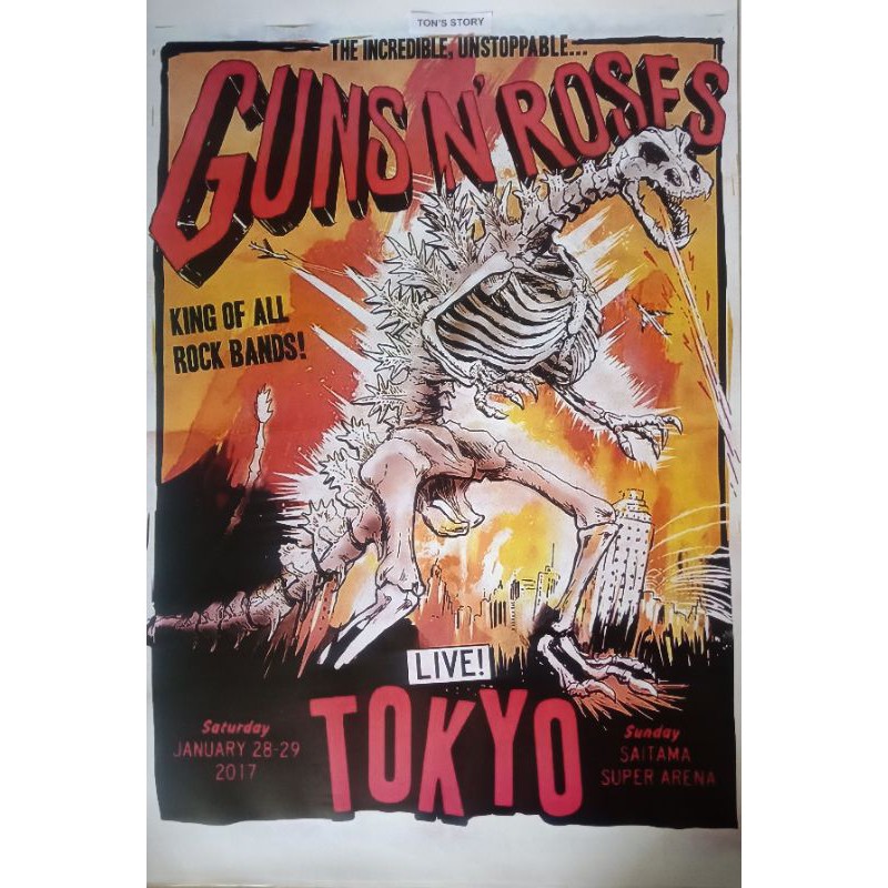 GUN'N ROSE : LIVE IN TOKYO POSTER
