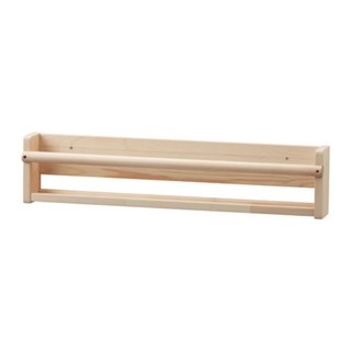 FLISAT ที่เก็บของแขวนผนัง Wall storage 12*70*6cm (ไม้สน)