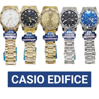 นาฬิกาCasio นาฬิกาข้อมือผู้ชายสายแสตนเลส หน้าปัดดำ คาสิโอ้สายเหล็ก กันน้ำ นาฬิกาข้อมือcasio พร้อมกล่อง RC703