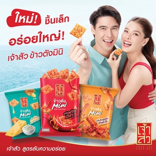 (3 รสชาติ) Chao Sua Rice Cracker Mini with Chicken Floss ข้าวตังมินิไก่หยอง ตรา เจ้าสัว 30 กรัม