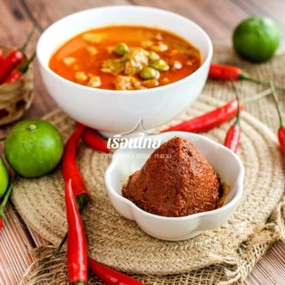 พริกแกง100 g พริกแกงเรือนไทย ไม่ใส่ชูรส พริกแกงใต้ คีโต keto ฮาลาล