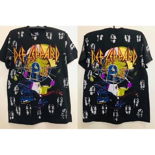 เสื้อยืดวง OVP โอเวอร์ปริ้น DEFLEPPARD’ 90’ Size” L / XL