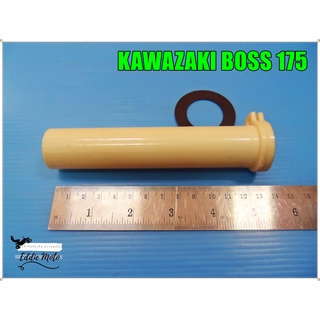 KAWAZAKI BOSS175 THROTTLE FILLING GRIP "WHITE" SET  // ปลอกคันเร่ง (ไส้เร่ง) สีขาว (1 อัน)