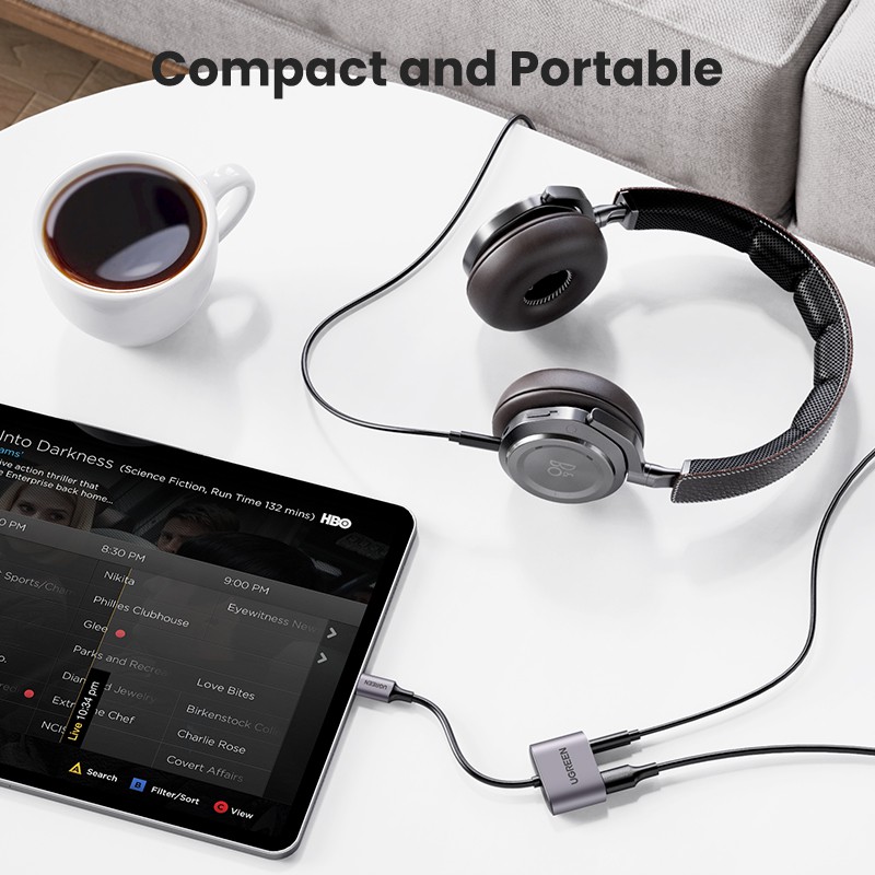 Ugreen 2 In 1 อะแดปเตอร์ Usb C To 3 . 5 มม. สําหรับ Samsung Note 10 Note 10 + ipad Pro 2020/2018
