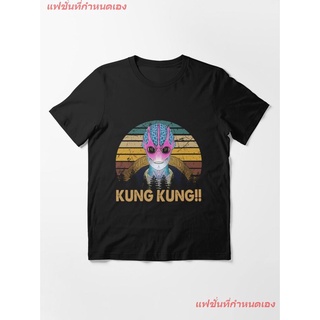 Vintage Kung Kung!!! Resident Alien Design Essential T-Shirt เสื้อยืดแขนสั้น overside เสื้อยืดผู้หญิง เสื้อยืดผู้ชาย เสื