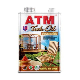 เอทีเอ็ม น้ำมันรักษาเนื้อไม้ ทีคออยล์ (ATM Teak Oil) ขนาดแกลลอน