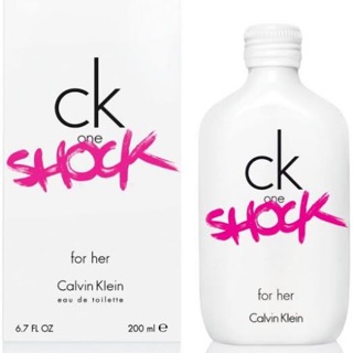 ck shock edt for her 200ml กล่องซีล(เช็คสต้อคก่อนทำรายการนะคะ)