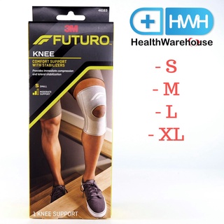 Futuro Comfort Knee Stabilizing  (S, M, L) สีเทา