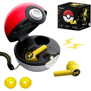 Razer Hammerhead Pokemon Pikachu TWS True Wireless Earbuds หูฟังบูลทูธ Bluetooth Earphones ชุดหูฟังบลูทูธไร้สาย 5.0 ระบบสัมผัส ควบคุมด้วยค้อน ลายปิกาจู