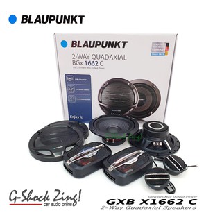 BLAUPUNKT ลำโพงรถยนต์ ดอกขนาด 6.5นิ้ว (แยกชิ้น) 2ทาง/Way กำลังขับ 120Watts/วัตต์ BLAUPUNKT รุ่น GXB-X1662C