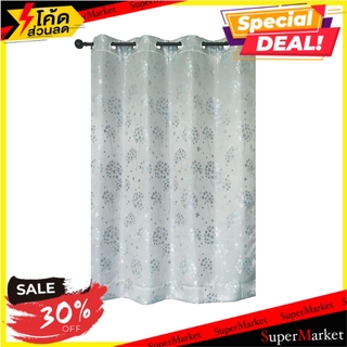 ผ้าม่าน EYELET HOME L&amp;S FLY UV 135x220 ซม. สีเทา ผ้าม่านประตู EYELET CURTAIN HOME L&amp;S FLY UV 135X220CM GRAY