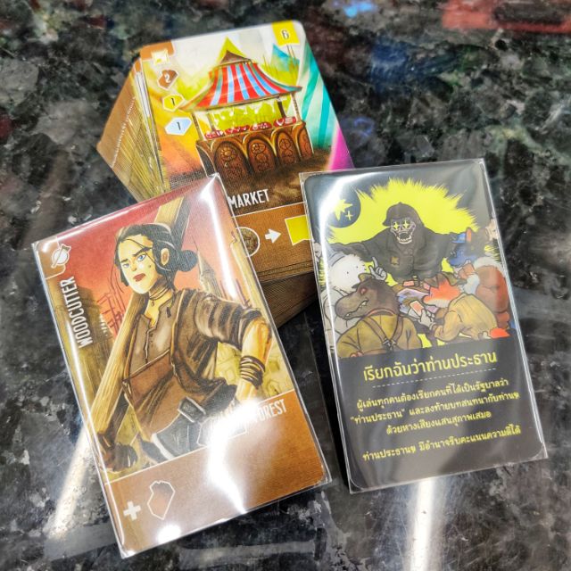 ซองใส่การ์ด Size "Raiders" Card Sleeve(ขนาดการ์ด 54x85 mm.) สำหรับ Raiders of the North Sea/ Archite