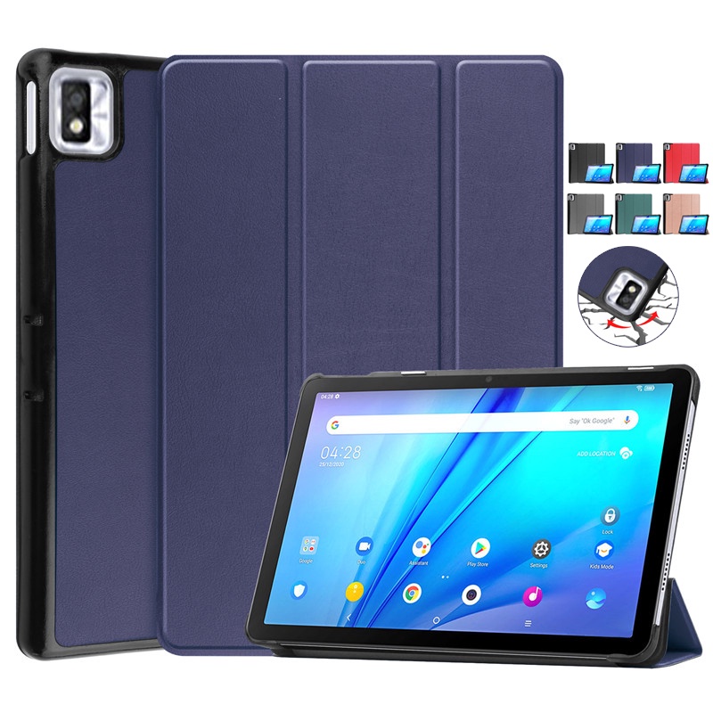 Tri-folded Funda For TCL NXTPAPER 10s Cover Smart Awake-Sleep Protective Case for TCL 9081X 9081X2 T