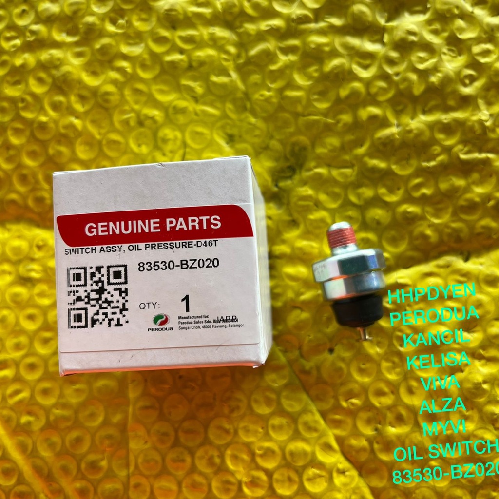 PERODUA KANCIL, KELISA, KENARI, VIVA, MYVI, ALZA ENGINE OIL PRESSURE SWITCH [83530-BZ020] (1 ชิ้น) !
