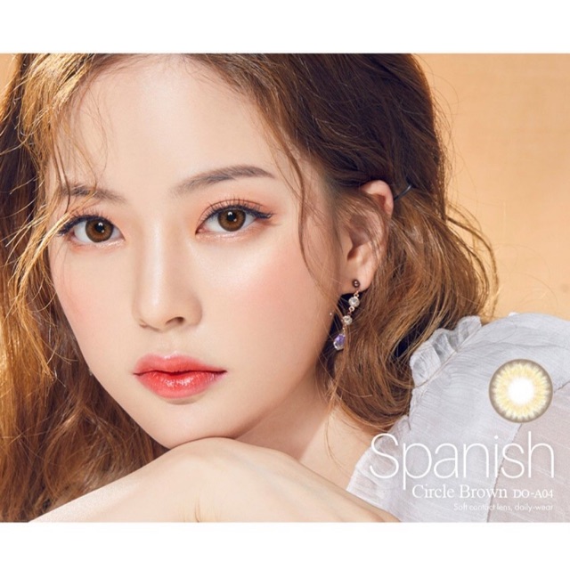 ส่งฟรี💕 Olens 1 Day : Spanish CC Brown -1.50   คอนแทคเลนส์เกาหลีรายวัน