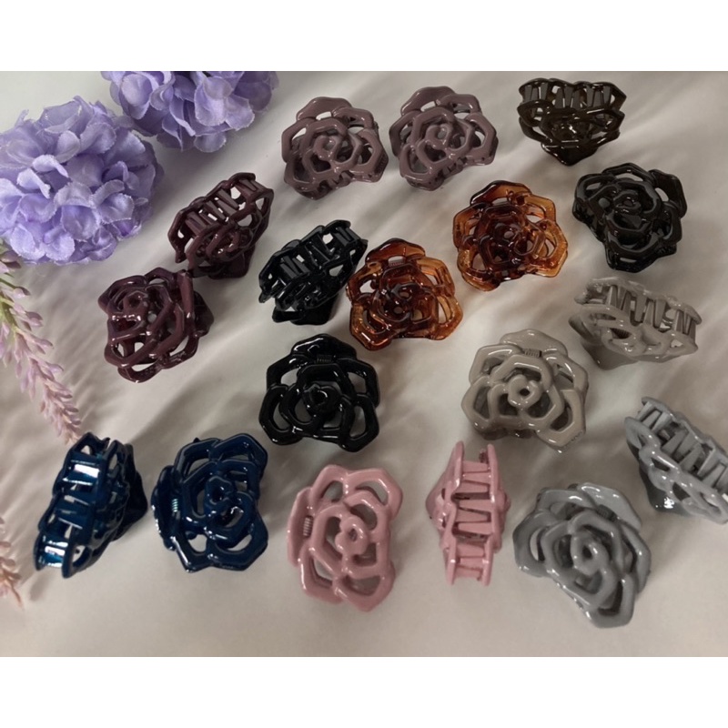 กิ๊บหนีบผมเกาหลี Rose  นำเข้าจากเกาหลี ของแท้ คุณภาพเยี่ยม สวยมาก หนีบง่าย ใช้ดี  Made in Koreaของแท้ ราคา ถูกที่สุด ดีลบีเคเค แกลเลอรีภาพที่ 5