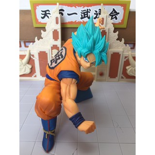 🇹🇭(ของแท้ มือ2 ไม่มีกล่อง สภาพดี มีรอยเล็กน้อย) Ichiban Kuji Dragonball Goku ดราก้อนบอล โกคู ตั้งท่าสู้ ขนาด 14 CM.