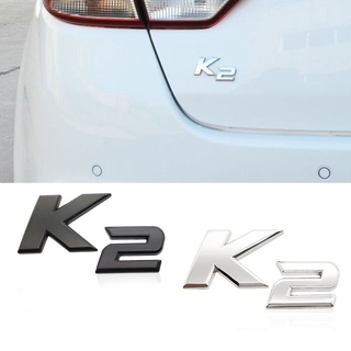 สติกเกอร์โลโก้โลหะ 3D สําหรับติดตกแต่งรถยนต์ Kia Cerato Sportage K2 K3 K5 K9 Rio Ceed Soul