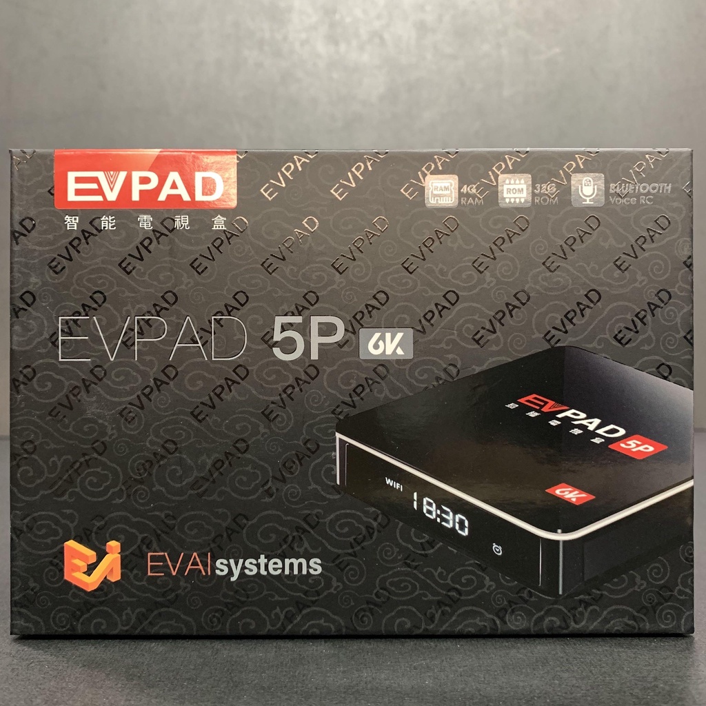 EVPAD 5P 6K AI Voice Smart TV Box High Performance 1000+ Movie & Live Channels #1