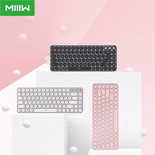 Xiaomi MIIIW Mini Bluetooth Dual Mode Keyboard 85 Keys 2.4GHz Multi System Wireless Keyboard For Office Computer Laptop Tablet