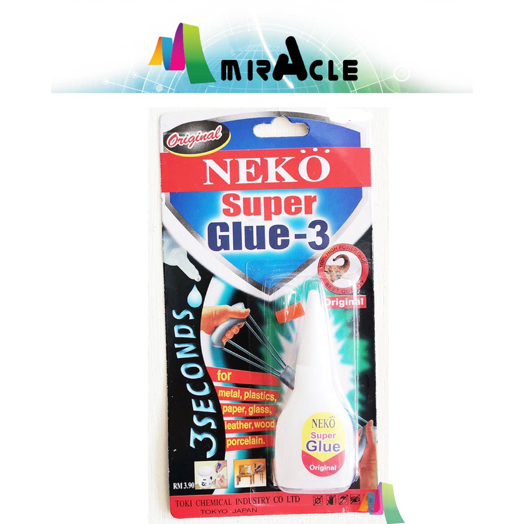 NEKO SUPER GLUE 502 3 วินาทีกาว GAM 3 SAAT 8G 1S