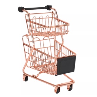 พร้อมส่งในไทย _ cart โลหะสีrosegold สําหรับตกแต่งงานแต่งงาน