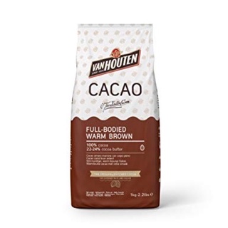 ผงโกโก้นำเข้า คุณภาพดี VANHOUTEN COCOA POWDER : Full Bodied Warm Brown  แบ่งบรรจุ