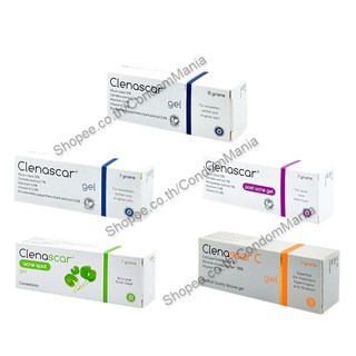 Clenascar Acne Gel คลีนาสการ์ เจลใส เจลแต้มสิว ดูแลรอยสิว รอยแดง รอยดำ รอยนูน