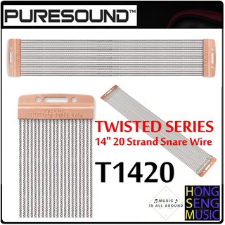 Puresound แส้แสนร์ แบบ 20 เส้น ขนาด 14นิ้ว รุ่น T1420 - Silver (Made in USA)